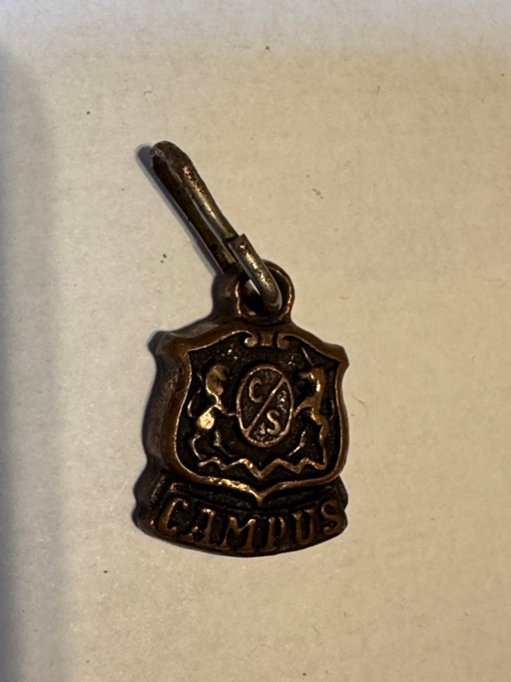 Vintage Royce NY Campus Shield Charm